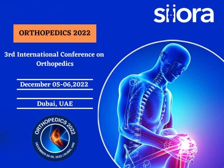3rd International Conference on Orthopedics Siora Surgicals Pvt. Ltd.