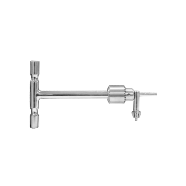 Steinmann Pin Introducer with Imported Stainless Steel Chuck & Key (6.0 MM Capacity)