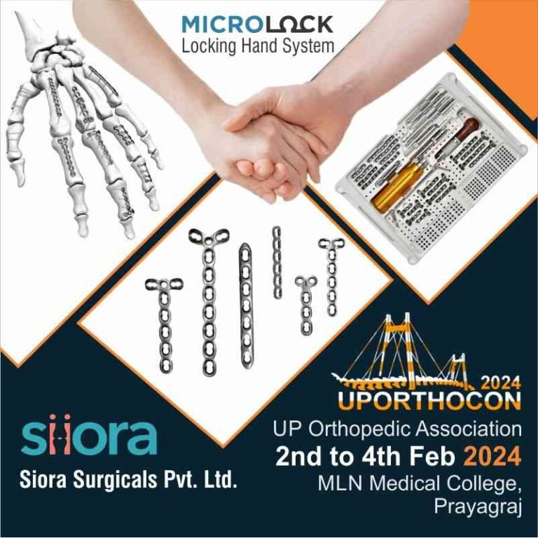 UPORTHOCON Medical 2024 An Orthopedic Conference Siora Surgicals